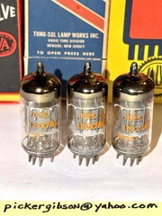 (1) Amperex By Mullard Blackburn LOW NOISE 12AX7 7025 E83CC Tube W/Matched Codes