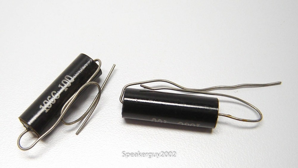 2 NOS Non-Inductive Wire-Wound Resistors / 100 Ohm — RM