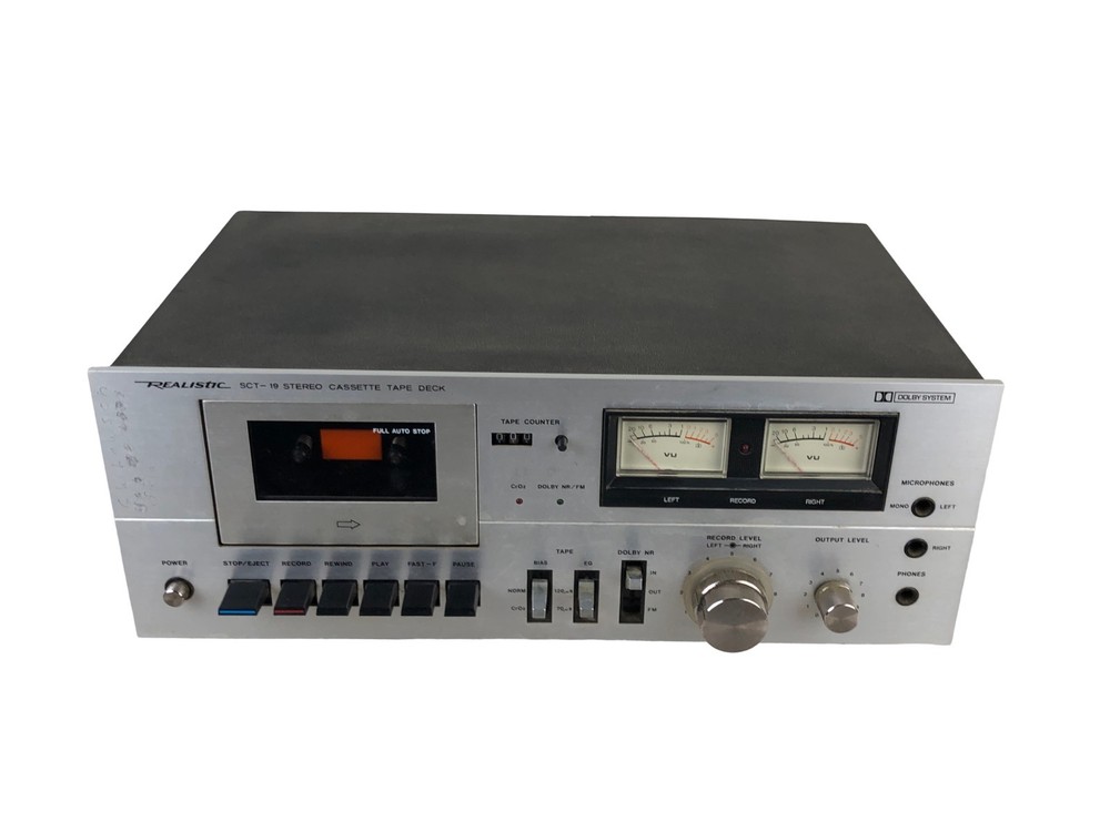 Realistic SCT-19 Stereo Cassette Deck Model 14-608