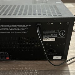 Mitsubishi DA-L90 Stereo Reciever 7 Cassette Autochanger No Remote Untested