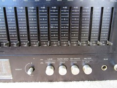ADC Sound Shaper Two 2 Vintage Stereo Equalizer 12 Band X2 EQ Parts Repair AS-IS