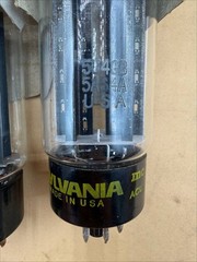 Vintage NEW Sylvania Vacuum Tube Lot 5U4GB 5AS4A 6DW4 6AX4GTB 7JZ8 – RE