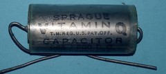Sprague Vitamin Q .068 uF 600 Vdc Audio Guitar Amplifier Paper/Oil NOS Capacitor