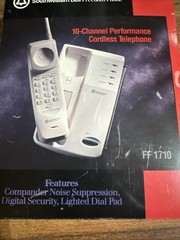 Vintage Southwestern Bell Freedom Phone W/ 10-Channel Operation FF 1710 New