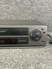 Sharp VHS HQ Video Cassette Recorder Player VC-A343U Gray Color