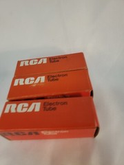 Lot of (5) Vintage RCA Electronic Tubes – Nos- 25C5 3BZ6 6AV6 6CG8A 2D21 Radio