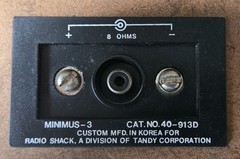 Realistic Minimus-3 Model# 40-913D 7W Max Compact Bookshelf Speakers Working
