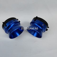 1 Pair Pro 1/4″ Revox NAB Hub Adapters For Reel To Reel Tape Recorders (blue)