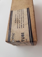 NOS Western Electric 262B Vacuum Tube Sealed Original Box Made in USA