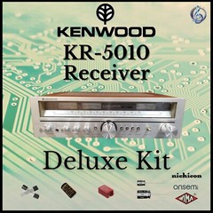 Kenwood KR-5010 Receiver Deluxe Upgrade Kit Genuine Parts Restoration