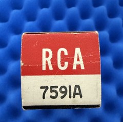 ONE NEW RCA 7591A Tubes / Amplitrex Tested STRONG 💪 +100% / Oct 1968