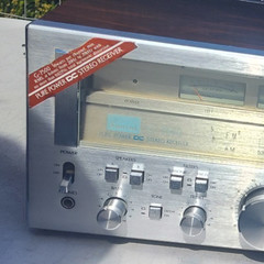 Sansui G-7500 Pure Power DC AM/FM Stereo Receiver Silver Face Wood Case