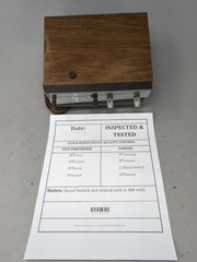 Vintage Zenith Circle of Sound AM Clock Radio B285W Dial-Lite Woodgrain Tested