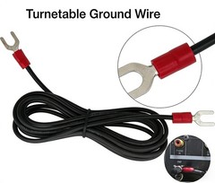 Professional 5ft Turntable Ground Wire – Eliminate Hum & Enhance Sound Quality