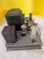 Heathkit W-4B Tube Amplifier POWERS ON
