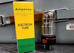 5Y3GT Amperex 5Y3GT R Tube – Amperex – Made in Italy – NOS Tested Strong TV-7B/U