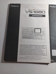 Roland VS-1680 24-bit Digital Studio Workstation Quick Sta Guide and Appendices.