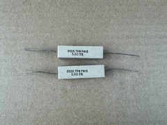 2 New 3.5 ohm 15W 15-Watt 5% Cement Resistors TRW 3.3 3.6 (Qty)
