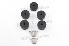 5 New FEET w/ hardware for Sansui G-801 G-901 G-901 DB Heavy-Duty Foot Parts