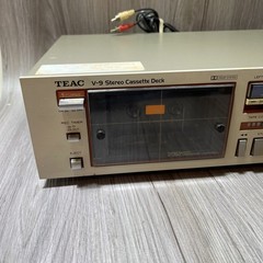 Teac V-9 Stereo Cassette Deck POWER TESTED (For Parts Or Repair)