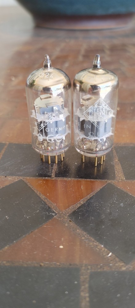 Telefunken E88cc Matched Pair. Curve Traced