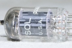 Matched Pair Tung-Sol 12AX7/ECC83 Long Plate Square Getter USA Strong