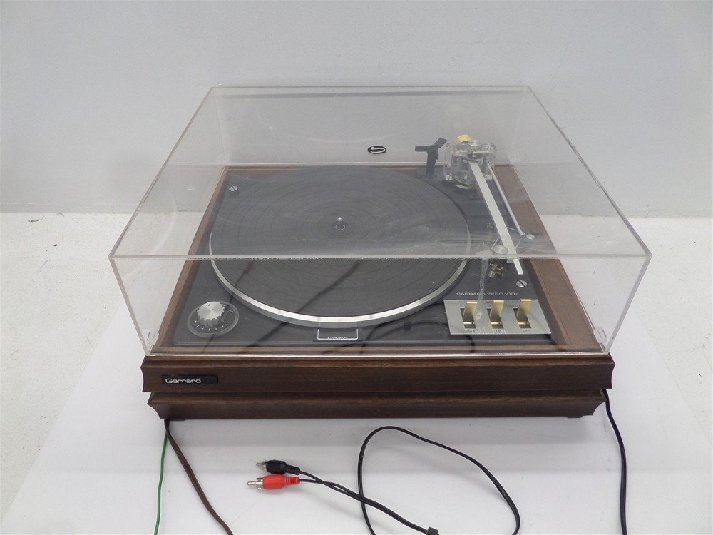 Vintage Garrard Zero 100c Turntable w/ Pickering XV 15 Stylus Cartridge