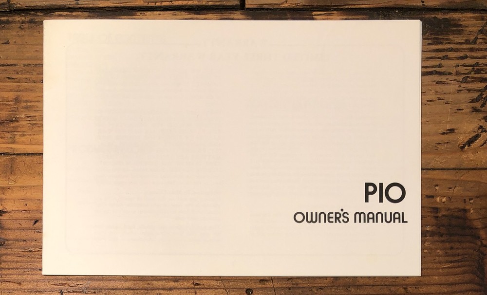 SAE Model P10 Amplifier Owners / User Manual *Original*