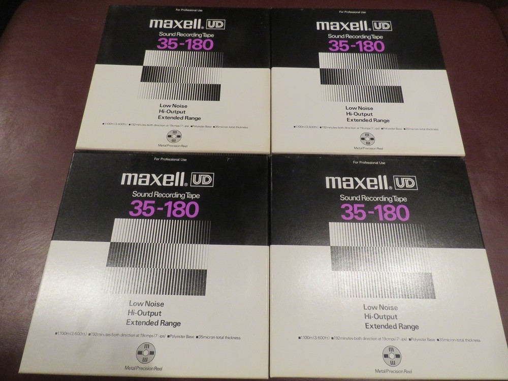 MAXELL UD 35-180 REEL TO REEL TAPE 10.5″ METAL REEL