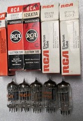 5 NOS RCA 12AX7 ECC83 Audio Amp Amplifier Vacuum Tubes TESTED on Hickok