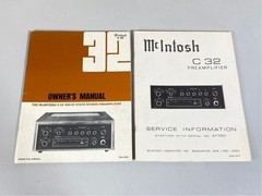 McIntosh Service Manual for Model C32 Preamplifier English w/ Circuit Diagram