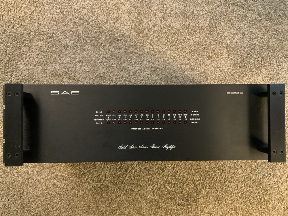 Vintage SAE 2200 Stereo/Mono Power Amplifier