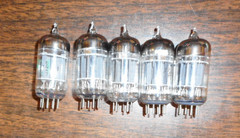 LOT 5 EACH SYL 5814A TRIPLE MICA TUBES TESTED VERY STRONG TV7/D