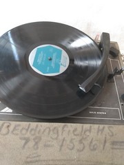 Vintage Audiotronics 300A Classroom Suitcase record player 1969 ~ Tested
