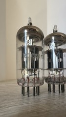 ECC83 E83CC MATCHED PAIR Tunsgram Musical Audio Tubes