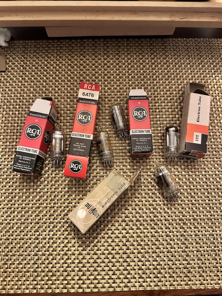 6AT6 Vacuum Tube Electronic Valve Vintage Stereo New Tested RCA Dumont ITT