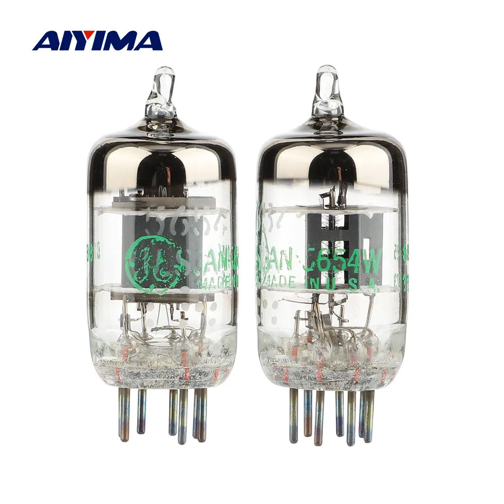 AIYIMA 2PCS GE 5654W GE5654 Vacuum Tube Valve Vacuum Electronic Tube Upgrade For