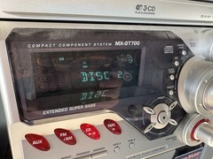 JVC MX GT700 Stereo 3Disc Changer, Dual Cass, AM/FM 330 Watts (SEE DESCRIPTION)
