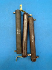 Lot of 3 Vintage Tubular Power Resistors Ohmite IRC Resistors Inc RE