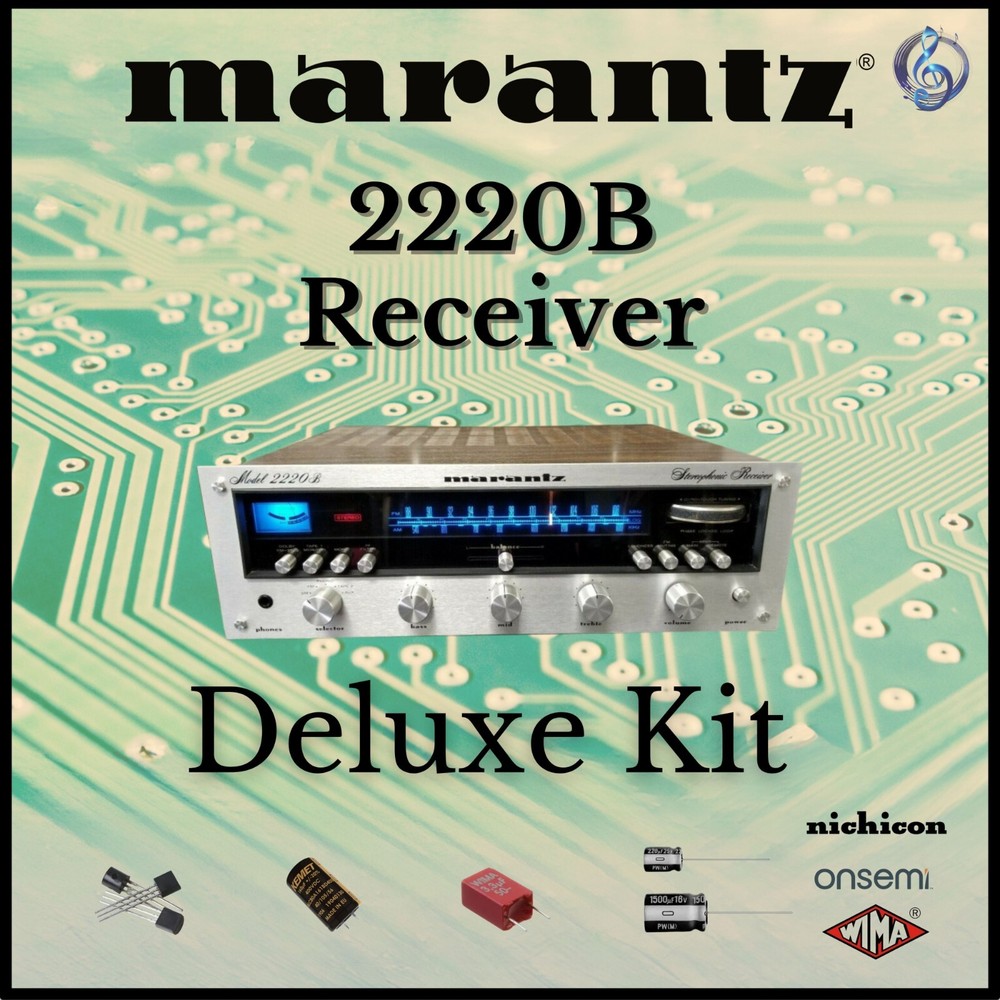 Marantz 2220B Receiver Deluxe Upgrade Kit Genuine Parts Restoration
