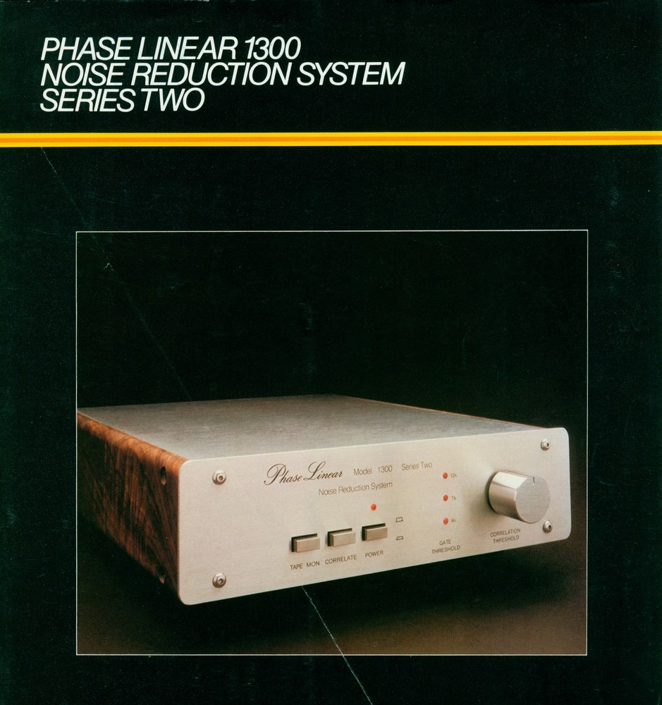 c1975 Phase Linear 1300 Noise Reduction System Series Two Dealer Brochure Audio
