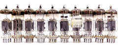10 Nice Tested Vintage Japanese-Made 12BY7A Vacuum Tubes
