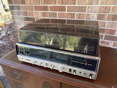 🍊Vintage 1970s Panasonic FM/AM Stereo Music Center w/ 8-Track | Model SE-4440🎶