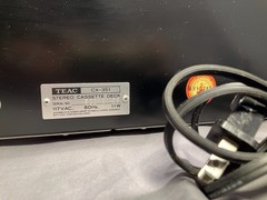 Teac CX-351 Stereo Cassette Deck for PARTS/REPAIR w/Original Manual SOLD *AS-IS*