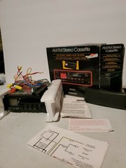 HTF Vintage Sparkomatic Sr4400 Am Fm Stereo Cassette With Box Anti Theft Control
