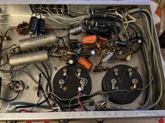 7 Tube 12ax7 12AU7 DIY Preamp Stereo Preamplifier UNTESTED 100v. NO TUBES