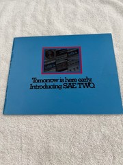 SAE SAE TWO Complete Line Original Brochure.