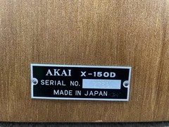 Vintage Akai X-150D Reel-to-Reel
