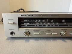 Vintage Realistic TV-100 Stereo TV Reciever Amp Model 16-1284 VHF WORKS