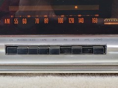 Voice of Music 1498-1, Deluxe 200 AM/FM Stereo Receiver, Tested, Working, RARE